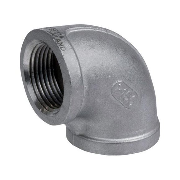 Smith Cooper 4868113 1.5 in. FPT x 1.5 in. Dia. FPT Stainless Steel Elbow