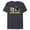 Navy Heather, variant on Original Trilogy Character Group Matching - Short Sleeve Blended T-Shirt for Adults - Customized-Yellow