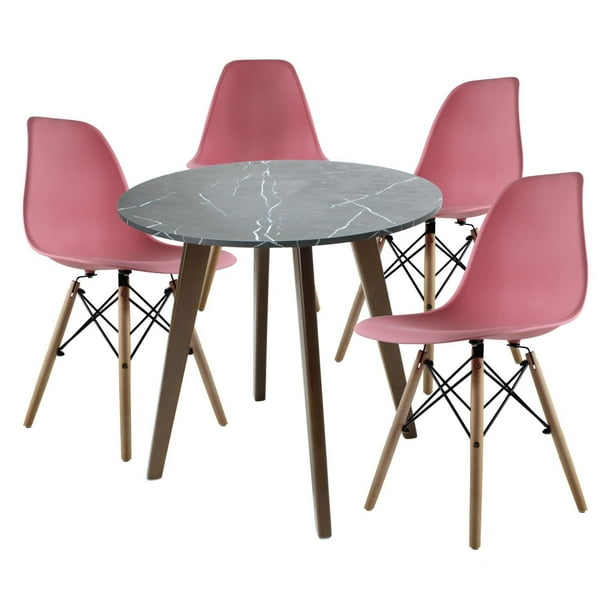 Mesa Frankfurt 80 con 4 Sillas Oslo