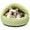 Green, variant on Hooded Frenchie Donut Bed, Hooded Burrow Cave Bed with Non-Slip Bottom for Small to Medium Dogs and Cats