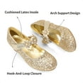 thumbnail image 5 of BURUDANI Girls Mary Jane Dress Shoes Pumps Low Heels Flower Party Wedding Princess, 5 of 5