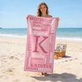 thumbnail image 4 of Klonfd Beach Towels For Kids & Adults Sand /Microfiber Custom Beach Towel With Name Absorbent S For Beach Travel Pool Bath, 4 of 5