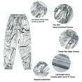 thumbnail image 4 of Rolanko Girls Patent Leather Elastic Waist Cargo Loose Pants Bright Street Dance Dance Performance Casual Outing, 4 of 6