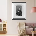 thumbnail image 3 of Historic Framed Print, [W.E. Gladstone, Prime Minister of England, three-quarter length portrait, seated, facing left], 17-7/8" x 21-7/8", 3 of 9