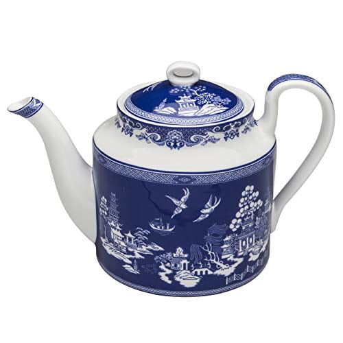 Blue willow teapot hotsell