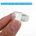 thumbnail image 4 of Botellas de aceite esencial REGALWOVEN de 1 ml, paquete de 20 botellas de vidrio transparente con tapón de rosca delgado y reductor de orificio, color negro, 4 of 7