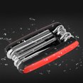 thumbnail image 2 of 1 Set Steel Mountain Bike Multi Function Repair Tools Sets Cycling Screwdriver Wrench Chain Cutter Cut Chain Kit Tire Pry Bar Tire Service Patch (Red), 2 of 8