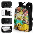 thumbnail image 3 of Adventure Time Backpack, Large Capacity Backpack for College Work, 16.1x12.6x6.7 Inch, 3 of 8