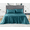 Teal, variant on Haperlare Bamboo Sheet Set for Queen Size Bed 4 Piece Cooling Bed Sheets Set Super Soft Smooth and Comfortable, Dark Gray