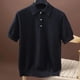thumbnail image 3 of Camisas Polo para Hombre Ropa de Trabajo de Verano Camiseta de Manga Corta Ropa de Negocios Hilo Transpirable Camisa Fresca, 3 of 5