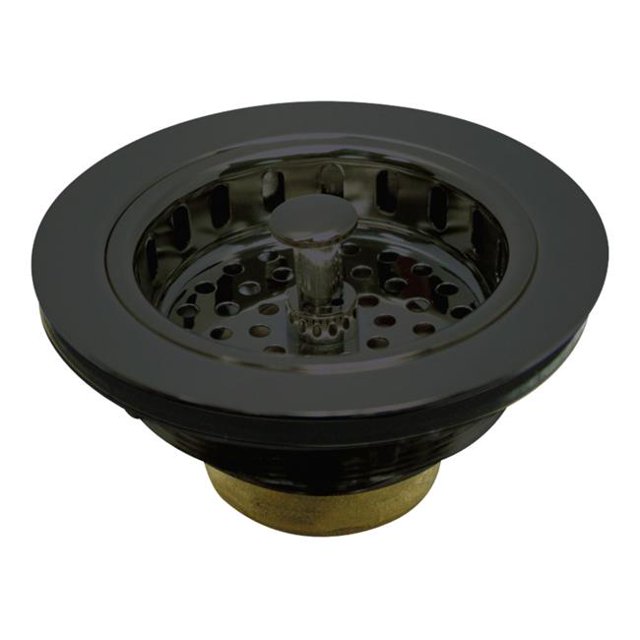 Basket Strainer, Black Nickel