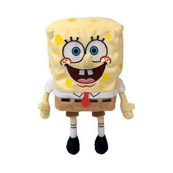TY Beanies Baby - SPONGEBOB SQUAREPANTS ( NO TY HANG TAG) 8" Plush