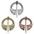 thumbnail image 1 of 3Pcs Retro Alloy Brooches Unique Brooches Durable Viking Brooch Decorations, 1 of 9