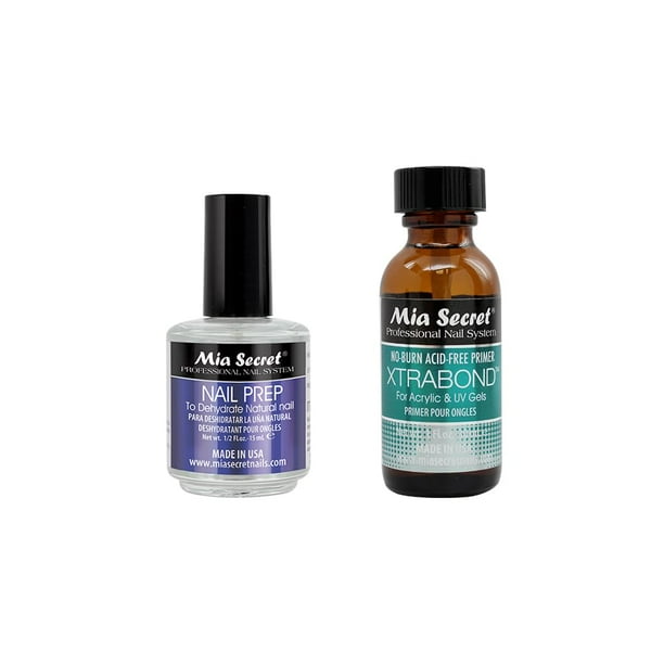 Set de imprimadores para uñas deshidratados y Xtra Bond Mia Secret
