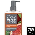 thumbnail image 1 of Dove Men+Care Body Wash with Pump to Repair Dry Skin in the Shower, Blood Orange + Sage with Plant-Based Cleansers & Moisturizers, 769mL, 1 of 7