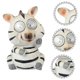 thumbnail image 1 of Decorative Solars Lights Lawns Tiergarten Solars Ornaments Outdoor Gnom Garden Sculpture Outdoor Solars Lights Sun Zebras Statue In Garden Harz Stripe, 1 of 9