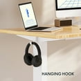 thumbnail image 2 of Flexispot 60"x30" Erogonomic Home Office Height Adjustable Standing Desk Bamboo Desktop White Frame Computer Desk, 2 of 10