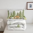 thumbnail image 5 of Manfei Kawaii Squirrel Twin Comforter Sets,Cute Deer Bedding Set,Green,Reversible,2pcs,1 Comforter and 1 Pillowcase, 5 of 7