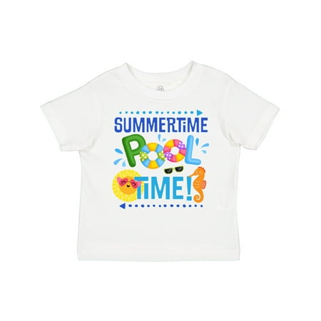 

Inktastic Summer Vacation Pool Time Swimming Gift Toddler Boy or Toddler Girl T-Shirt