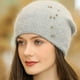 thumbnail image 4 of Qarigey Gorro de invierno para mujer, gorro de Color sólido para clima frío, gorro térmico transpirable, mezcla de ropa informal para la cabeza, Accesorios de disfraces Rosado Qarigey AP013158-04, 4 of 6