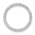 thumbnail image 5 of 14K White Gold Diamond Circle Pendant (0.35Cttw), 5 of 7