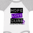 thumbnail image 4 of Inktastic Pancreatic Cancer Hope Love Cure Boys or Girls Baby Bodysuit, 4 of 5