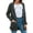 Dark gray, variant on Mengpipi Women's Cardigan Sweater Loose Long Sleeve Open Front Knit Coat with Pockets, Black-L(12-14)