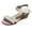 White, variant on Platform Espadrilles Wedge Sandals for Women Strappy Closed Toe Ankle Wrap Dressy Heels Comfortable Summer Daily Shoes Black Size 9.5