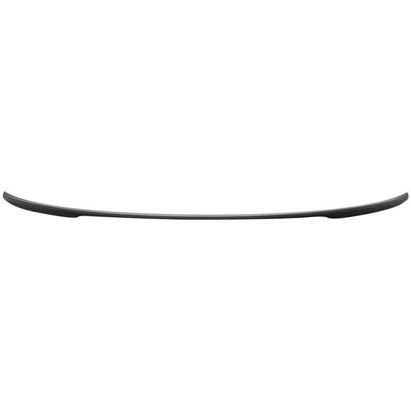 Ikon Motorsports Compatible with 11-17 BMW F10 5 Series Sedan Trunk Spoiler Painted Matte Black ABS