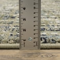 thumbnail image 4 of 6' X 9' Green Blue Ivory Beige And Light Blue Abstract Power Loom Stain Resistant Area Rug, 4 of 10