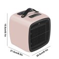 thumbnail image 3 of EARKITY Space Heater, Portable Electric Heater, Upgraded Small Desk Heater, Compact Small Warmer, Portable Heater Fan, Safe and Quiet for Office Room Desk Indoor Use, 3 of 5
