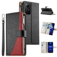thumbnail image 3 of Funda cartera GANGXUN para Xiaomi Redmi Note 11/11s 4G , cuero PU con tarjetero, cremallera, correa de mano, soporte y protección 1189°, 3 of 6