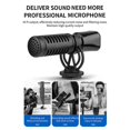 thumbnail image 3 of Mini Microphone Cardioid Condenser Mic with Shock Mount Windscreen 3.5mm TRS Plug for DSLR Camera Vlog Live Streaming Video Recording, 3 of 5