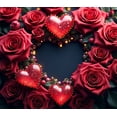 thumbnail image 4 of Heart Balloons Backdrop Background Wall Banner Valentines Day Party Decorations Romantic Celebration Event Decor Wedding Photography Prop, 4 of 4