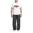 thumbnail image 5 of CafePress - USA American Soccer Men's Light Pajamas - Men's Light Loose Fit Cotton Pajama Set, 5 of 7