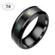 thumbnail image 1 of Guardurnaity Anillo de temperatura impermeable Anillos de humor de emoción de acero Pareja inteligente Ropa, zapatos y accesorios Miscelánea Negro 7 #, 1 of 3