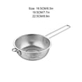 thumbnail image 2 of Advancent 2 unids/set colador fácil de verduras de acero inoxidable tamiz pequeño colador de Metal con agujeros no a través Cocina y Comedor plateado 16.5 CM, 2 of 4