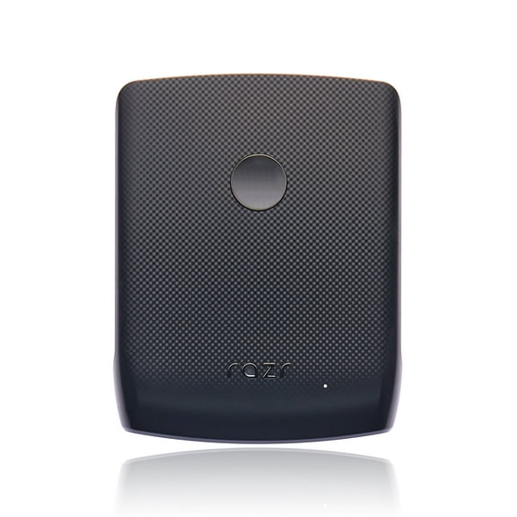 Replacement Back Cover Compatible For Motorola Razr (XT2000-1 / 2019) (Noir Black)