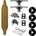 thumbnail image 1 of Moose Longboard Complete 8" x 40" Drop Down Zebra Bamboo, 1 of 4