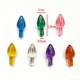 thumbnail image 3 of VAIFTILNO 100pc Replacement Light Bulbs for Ceramic Christmas Tree, Plastic Teardrop Lights Ornaments, DIY Tree Accessories for Christmas Decor, 3 of 8