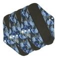 thumbnail image 2 of Riousery 5pcs Washable Menstrual Pad Bamboo Charcoal Soft Reusable Sanitary Pad with Leak Protection, 7.9 inches / 20 cm by 11.8 inches / 30 cm, Heavy Absorbency, 5 Count, 2 of 4