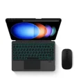 thumbnail image 1 of Keyboard Case for Xiaomi Pad 6s Pro Keyboard Tablet Cover Trackpad Backlit Teclado for Xiaomi MiPad 6S Pro 2024 12.4 inch Cover black with mouse Russian, 1 of 6