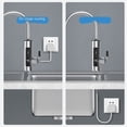thumbnail image 4 of Grifo eléctrico de acero inoxidable para cocina de uso doméstico, grifo de agua caliente instantáneo de tres segundos, uso dual, frío y caliente, 4 of 4