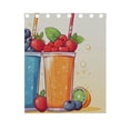 thumbnail image 5 of Fruits Drinks Curtains Black Out 63 Inch Length Curtains for Sliding Glass Doors Bedroom Living Room 2 Panels Set, 5 of 5