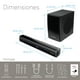 thumbnail image 5 of Barra de Sonido Audiobahn con Subwoofer 2.1 ASBAR900PACK, 5 of 8