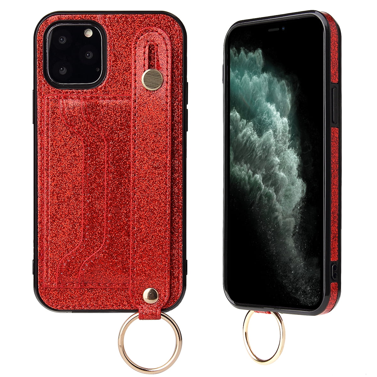iPhone 11 Pro Max Case Wallet, Allytech Glitter PU Leather ...
