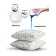 thumbnail image 6 of Outdoor Pillows Waterproof, Farmhouse Summer Floral Bedding Throw Pillows with Insert for Couch Sofa Bed, Spring Botanical Leaves 12x20 Inch Pillowcases Decorative Camping Patio Pillow Set of 1, 6 of 7