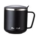 thumbnail image 4 of Tazas de café de acero inoxidable 304 con aislamiento térmico de doble capa Negro, 4 of 9