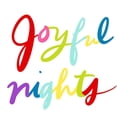 thumbnail image 3 of SD Graphics Studio 12x12 Black Modern Framed Museum Art Print Titled - Joyful nights, 3 of 5