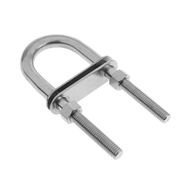 Perno en U Acero inoxidable Soporte en U Perno Cáncamo Soporte Zurroese tubular Zulema U-Bolt del barco